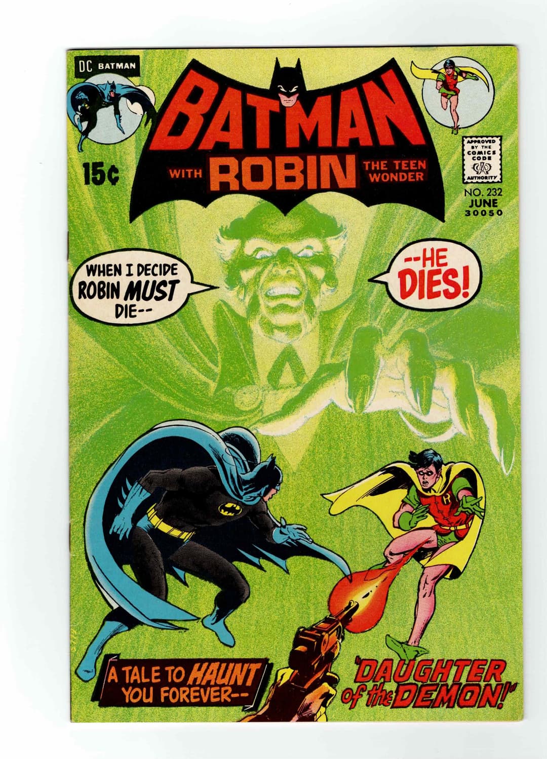 Batman 232 VF++ O'Neil Adams 1st Ras Al Ghul