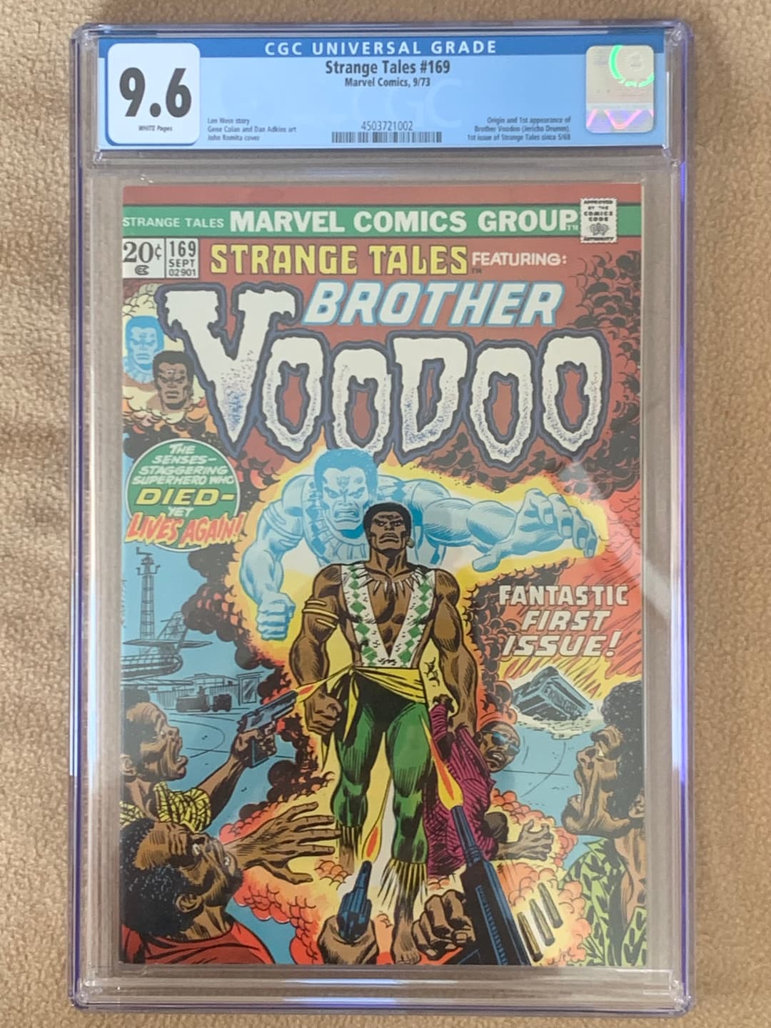 Strange Tales 169 CGC 9.6 Wein Colan 1st Brother Voodoo