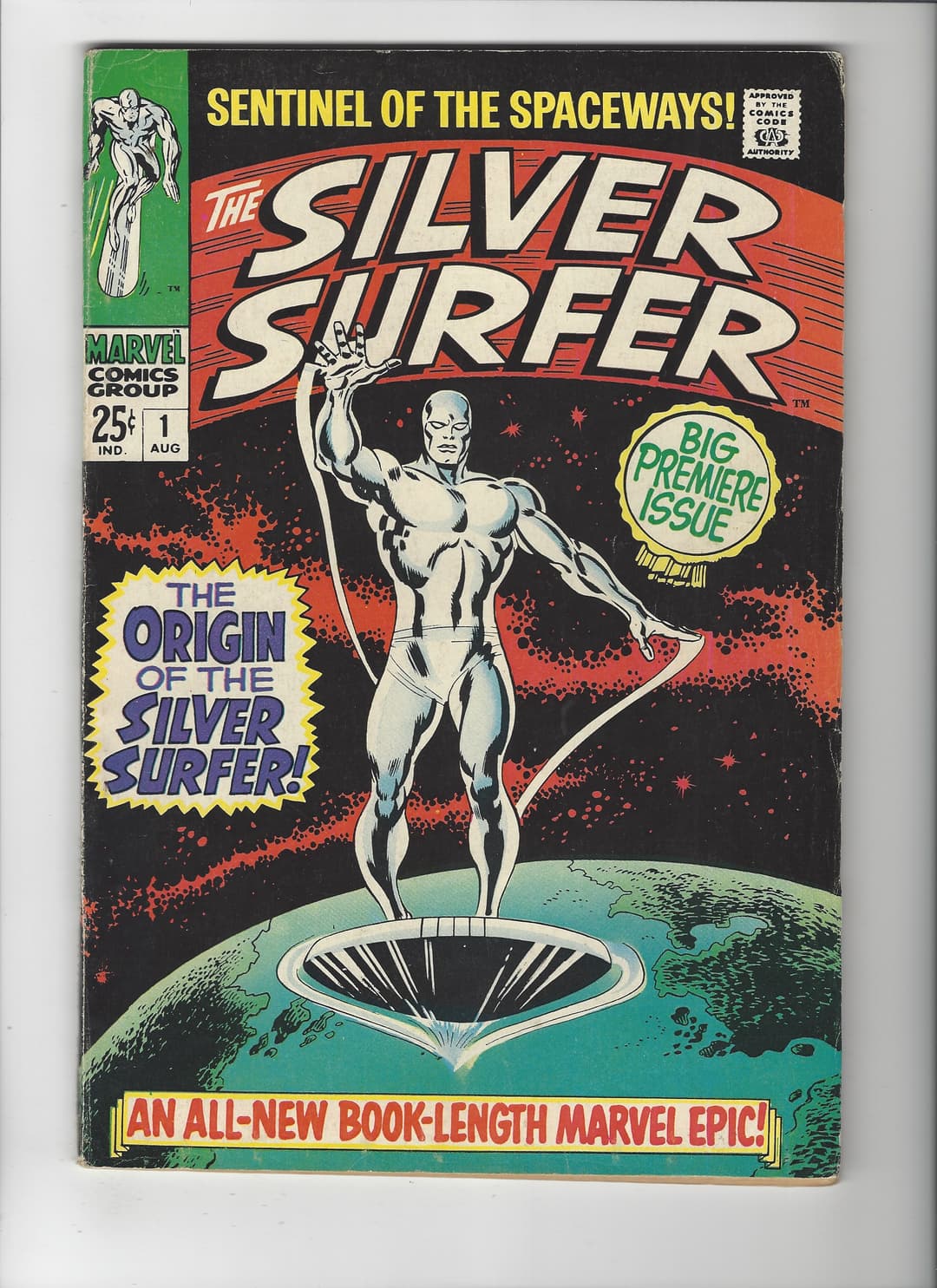 Silver Surfer 1 F+/VF- Lee Buscema 1st series