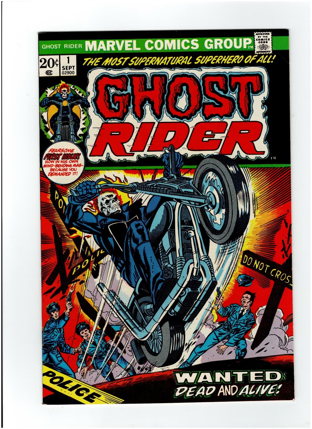 Ghost Rider 1 NM Friedrich Sutton 1973